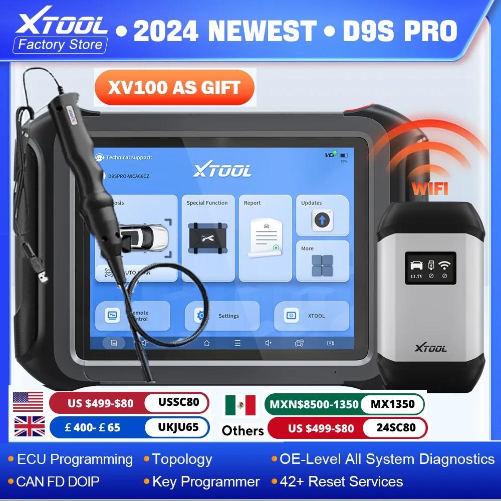 XTOOL D9S Pro WiFi  ڵ  , ECU α׷ ڵ Ű α׷,  , Ȱ ׽Ʈ CAN FD DoIP